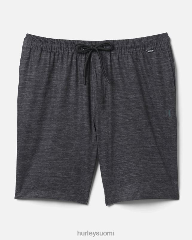 Hurley miehet olemassa vedä hybridi kävelyshortsit musta vaatetus A06JJB59