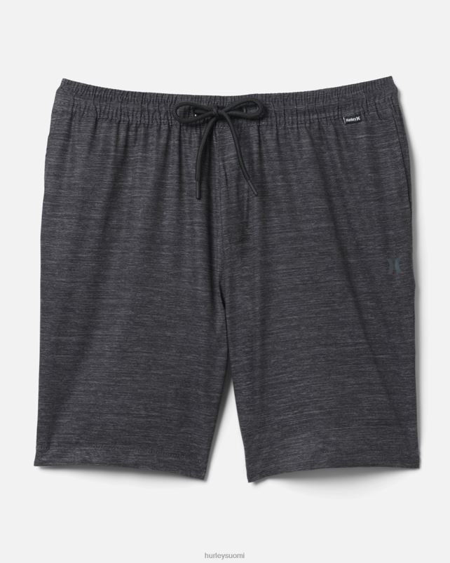 Hurley miehet olemassa vedä hybridi kävelyshortsit musta vaatetus A06JJB59