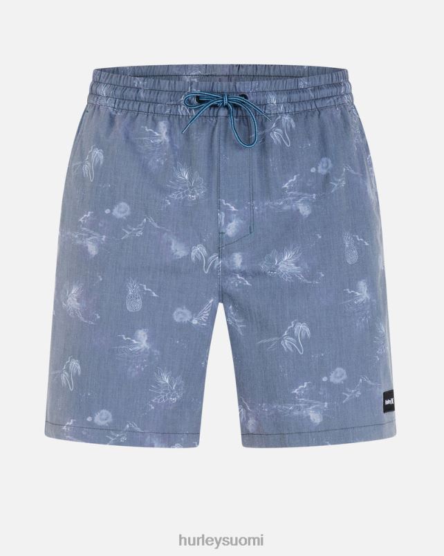 Hurley miehet phantom naturals klassinen volley 18" kävelyshortsi panssaroitu laivasto vaatetus A06JJB244