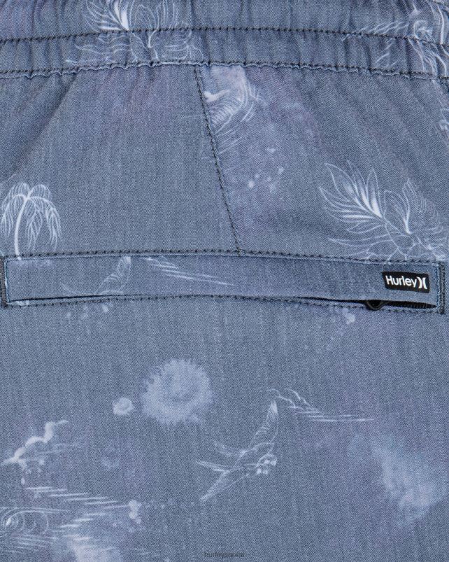 Hurley miehet phantom naturals klassinen volley 18\" kävelyshortsi panssaroitu laivasto vaatetus A06JJB244