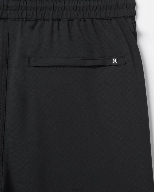 Hurley miehet tutki h2o-dri trek ii shortsit 17,5\" musta vaatetus A06JJB104