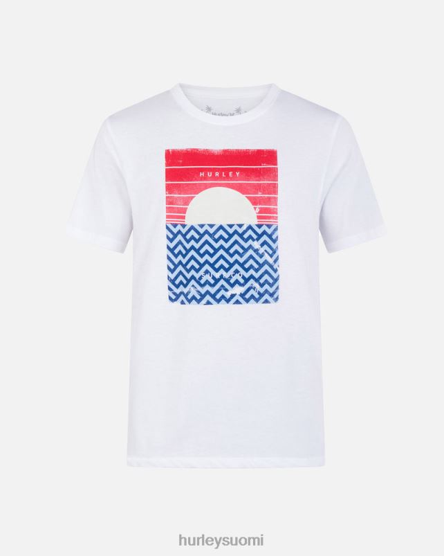 Hurley miehet Everyday Patience lyhythihainen t-paita valkoinen vaatetus A06JJB75
