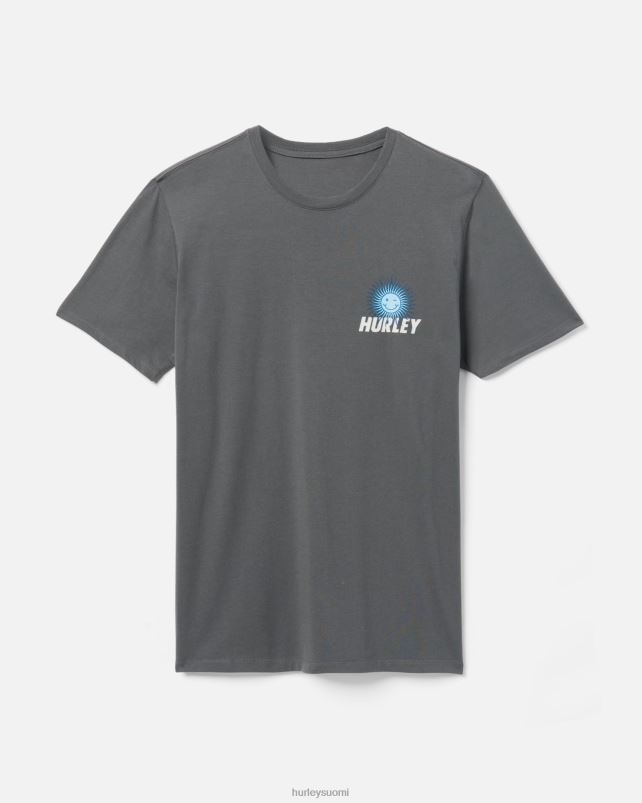 Hurley miehet joka päivä tutkia iloinen aurinko kaveri t-paita ionin harmaa vaatetus A06JJB295