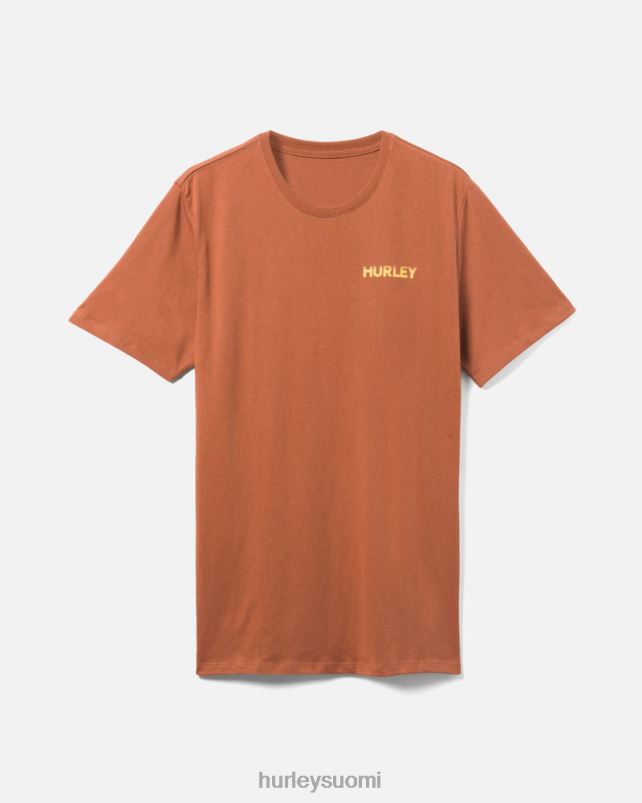 Hurley miehet jokapäiväinen explore heijastin lyhythihainen zion ruoste vaatetus A06JJB330