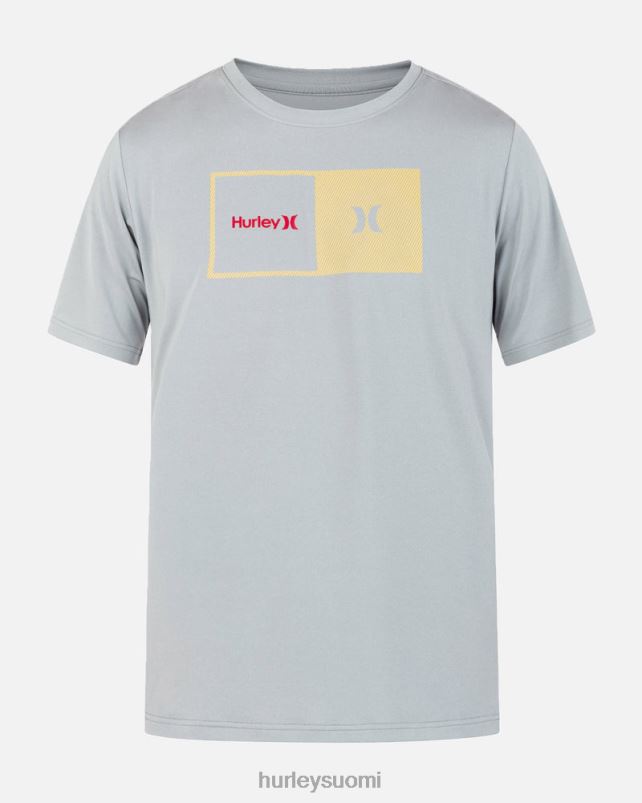 Hurley miehet jokapäiväinen hybridi upf lyhythihainen kanervanharmaa vaatetus A06JJB290