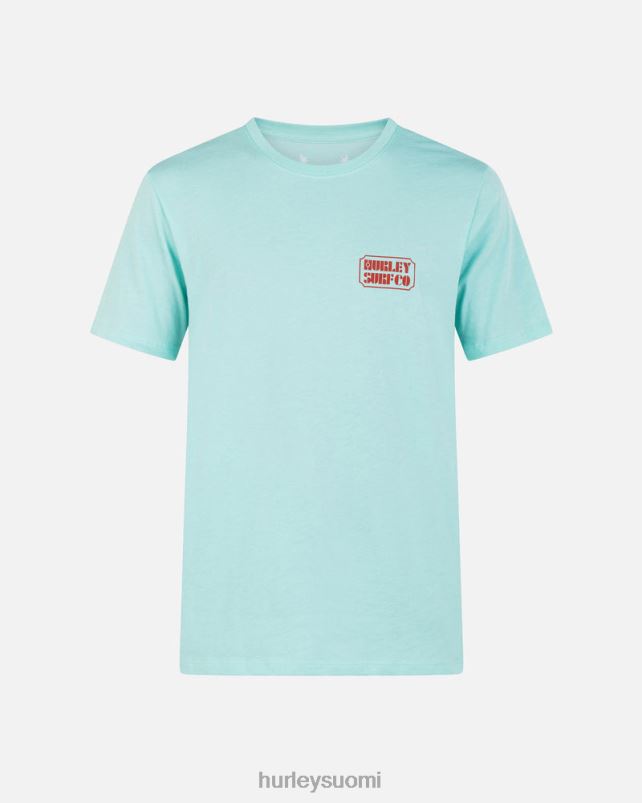 Hurley miehet jokapäiväinen juliste lyhythihainen t-paita trooppinen sumu vaatetus A06JJB27