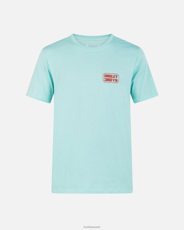 Hurley miehet jokapäiväinen juliste lyhythihainen t-paita trooppinen sumu vaatetus A06JJB27