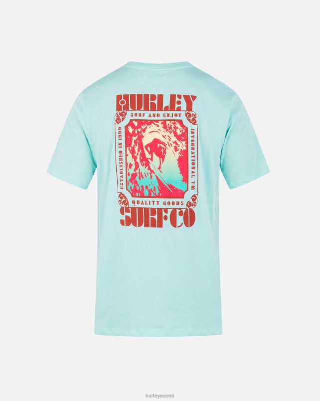 Hurley miehet jokapäiväinen juliste lyhythihainen t-paita trooppinen sumu vaatetus A06JJB27