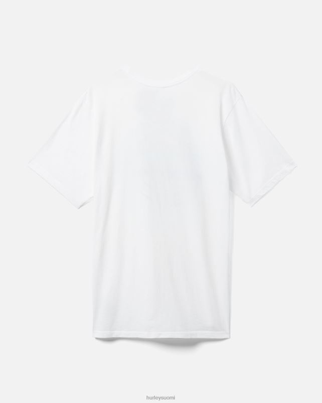 Hurley miehet jokapäiväinen merkki lyhythihainen valkoinen vaatetus A06JJB316