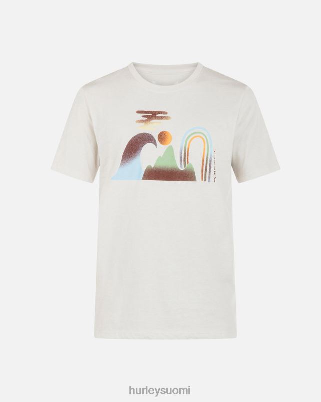 Hurley miehet jokapäiväinen off the horizon lyhythihainen t-paita luuta vaatetus A06JJB68