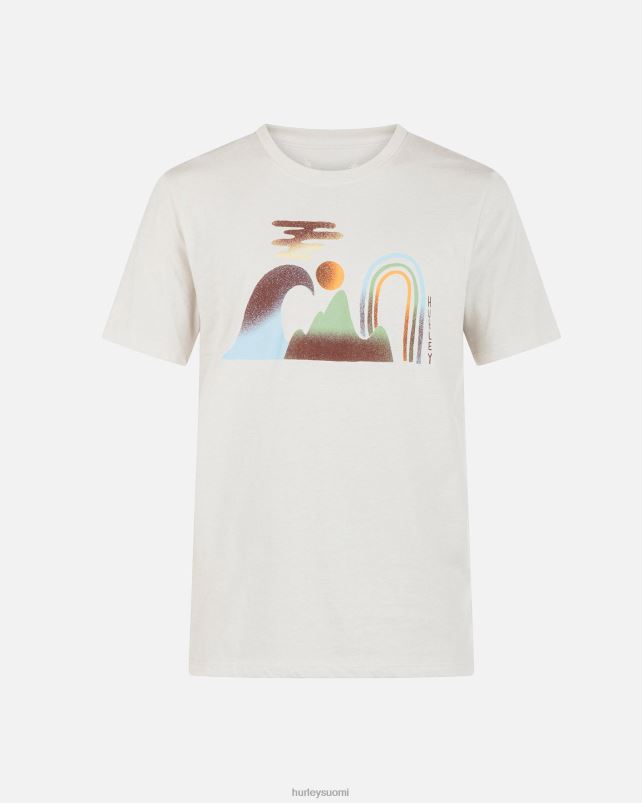 Hurley miehet jokapäiväinen off the horizon lyhythihainen t-paita luuta vaatetus A06JJB68