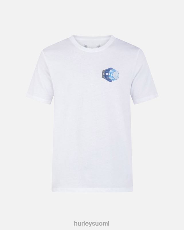 Hurley miehet jokapäiväinen so gnar lyhythihainen t-paita valkoinen vaatetus A06JJB29