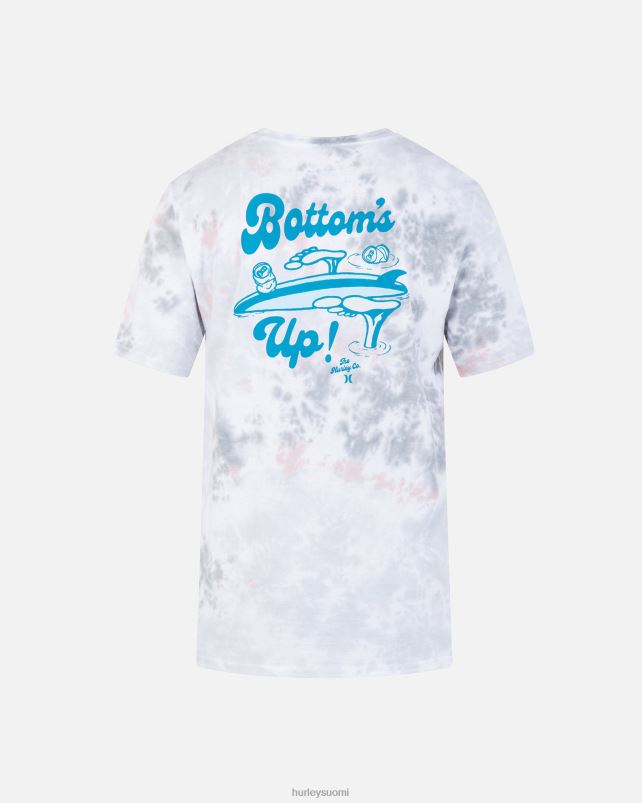 Hurley miehet jokapäiväinen solmio värjätä pohjat ylös lyhythihainen t-paita platina vaatetus A06JJB10