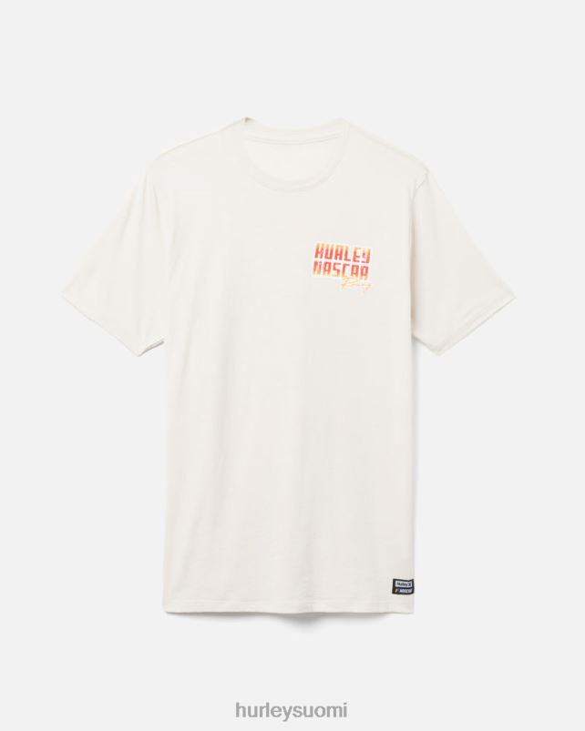 Hurley miehet nascar x daily nopeampi lyhythihainen t-paita luuta vaatetus A06JJB265