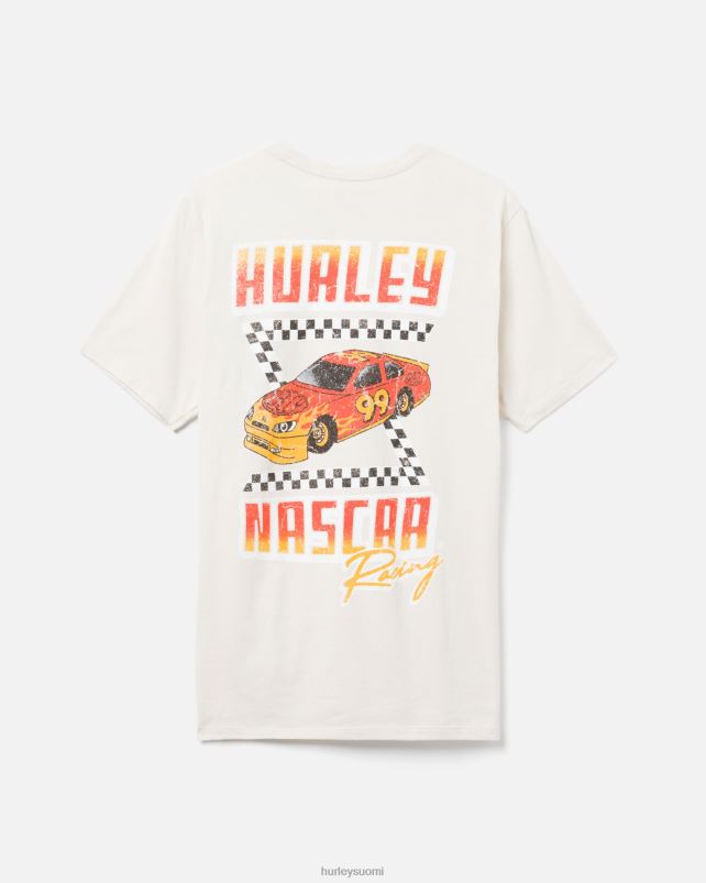 Hurley miehet nascar x daily nopeampi lyhythihainen t-paita luuta vaatetus A06JJB265