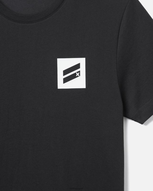 Hurley miehet olemassa bootcamp kuiva lyhythihainen perfomrance t-paita musta vaatetus A06JJB57