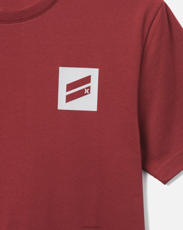 Hurley miehet olemassa bootcamp kuiva lyhythihainen perfomrance t-paita viininpunainen vaatetus A06JJB39