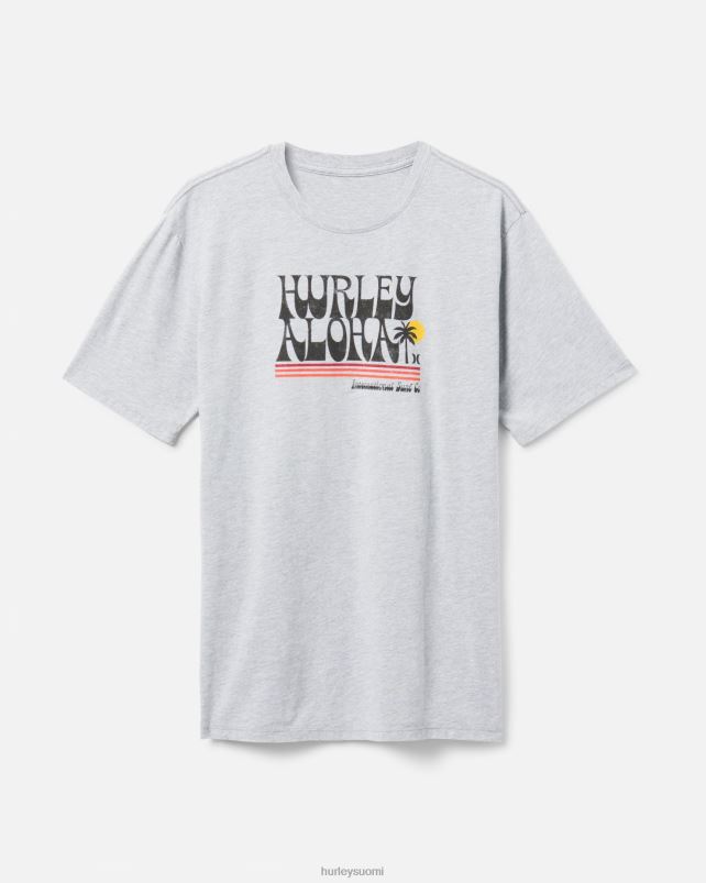 Hurley miehet päivittäinen 77 lyhythihainen tummanharmaa kanerva vaatetus A06JJB374