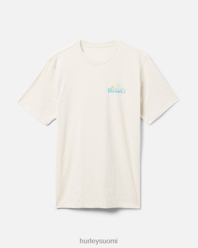 Hurley miehet päivittäinen double palms lyhythihainen luuta vaatetus A06JJB310