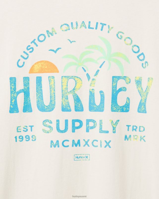 Hurley miehet päivittäinen double palms lyhythihainen luuta vaatetus A06JJB310