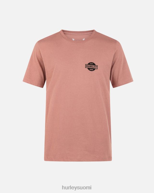 Hurley miehet päivittäinen pysäköintikortti lyhythihainen t-paita haamuruusu vaatetus A06JJB73