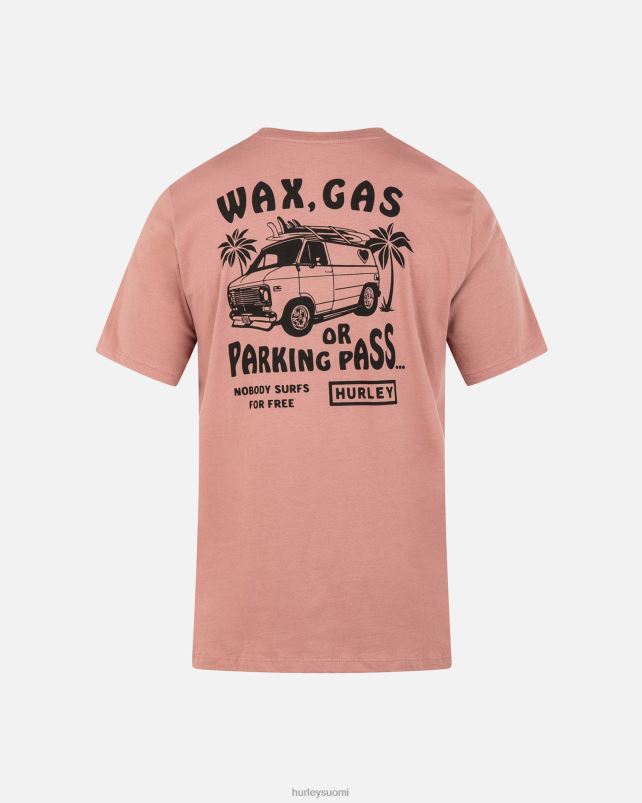 Hurley miehet päivittäinen pysäköintikortti lyhythihainen t-paita haamuruusu vaatetus A06JJB73