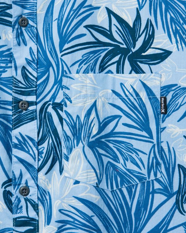 Hurley miehet wedge orgaaninen t-paita jäätikkösumu vaatetus A06JJB364