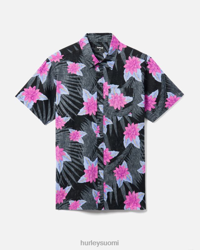 Hurley miehet wedge orgaaninen t-paita musta vaatetus A06JJB307