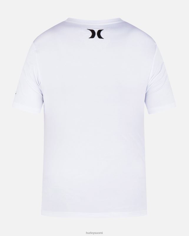Hurley miehet yksi ja ainoa nopeasti kuivuva rashguard valkoinen vaatetus A06JJB278