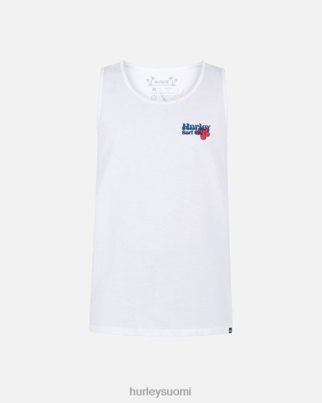 Hurley miehet jokapäiväinen birdies tank valkoinen vaatetus A06JJB71