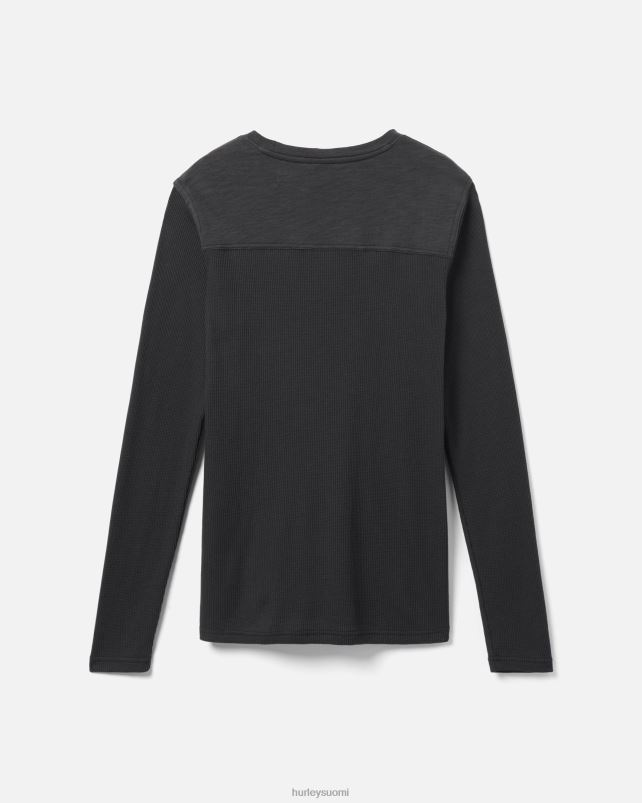 Hurley miehet felton thermo crew pitkähihainen musta vaatetus A06JJB398