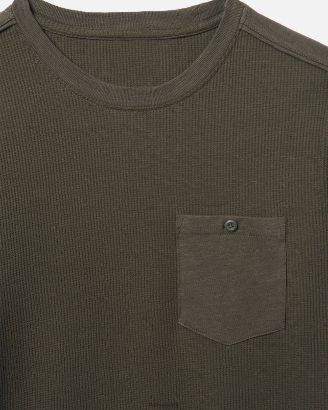 Hurley miehet felton thermo crew pitkähihainen tummanvihreä vaatetus A06JJB388