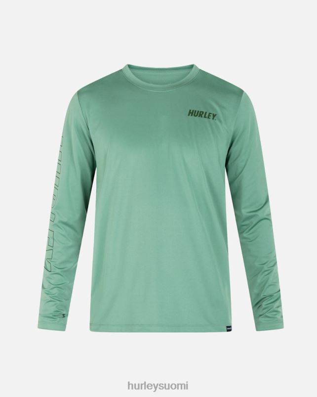 Hurley miehet h2o-dri easton upf pitkähihainen toppi korianteri vaatetus A06JJB28