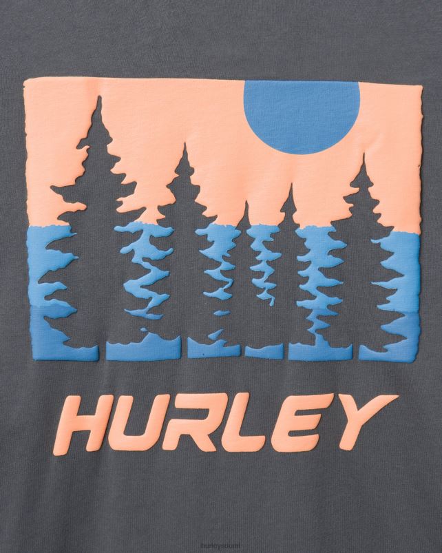 Hurley miehet joka päivä tutkia ikivihreää pitkähihaista ionin harmaa vaatetus A06JJB377