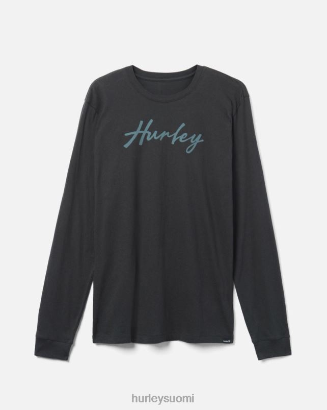 Hurley miehet jokapäiväinen beach Daze pitkähihainen musta vaatetus A06JJB383
