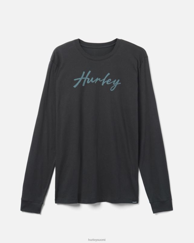 Hurley miehet jokapäiväinen beach Daze pitkähihainen musta vaatetus A06JJB383