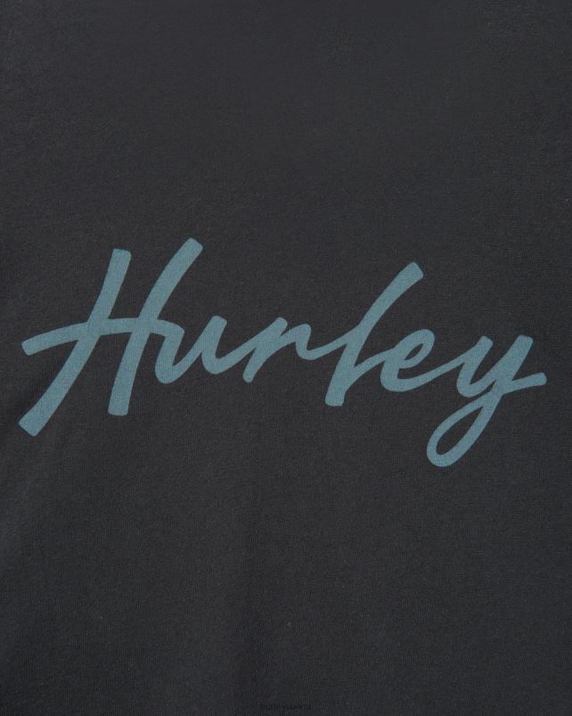 Hurley miehet jokapäiväinen beach Daze pitkähihainen musta vaatetus A06JJB383