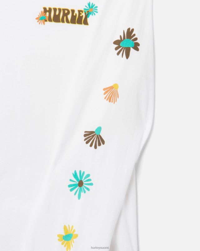 Hurley miehet jokapäiväinen sedona pitkähihainen valkoinen vaatetus A06JJB323