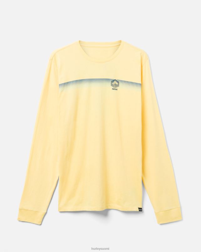 Hurley miehet jokapäiväinen tres palmas pitkähihainen btr-kastike vaatetus A06JJB370