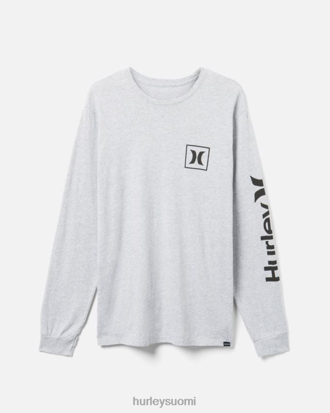 Hurley miehet jokapäiväinen yksi ja ainoa ikonipitkähihainen tummanharmaa kanerva vaatetus A06JJB301