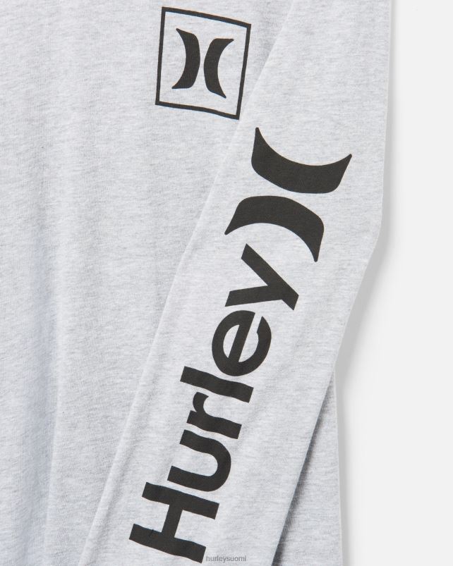 Hurley miehet jokapäiväinen yksi ja ainoa ikonipitkähihainen tummanharmaa kanerva vaatetus A06JJB301