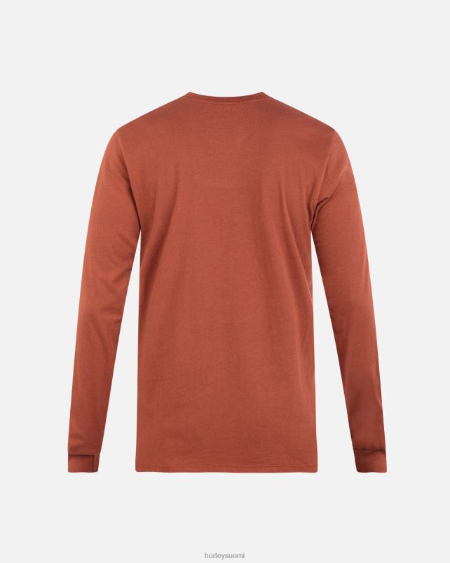 Hurley miehet jokapäiväinen yksi ja ainoa ikonipitkähihainen zion ruoste vaatetus A06JJB326