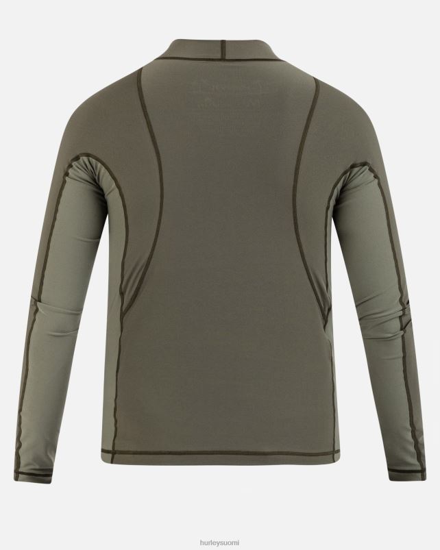 Hurley miehet kai lenny x chanel crossing paddle -sarjan pitkähihainen oliivi vaatetus A06JJB268
