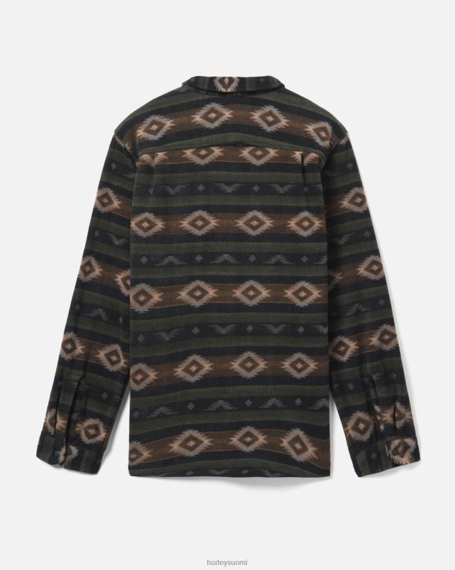 Hurley miehet santa cruz windchill pitkähihainen musta yhdistelmä vaatetus A06JJB335