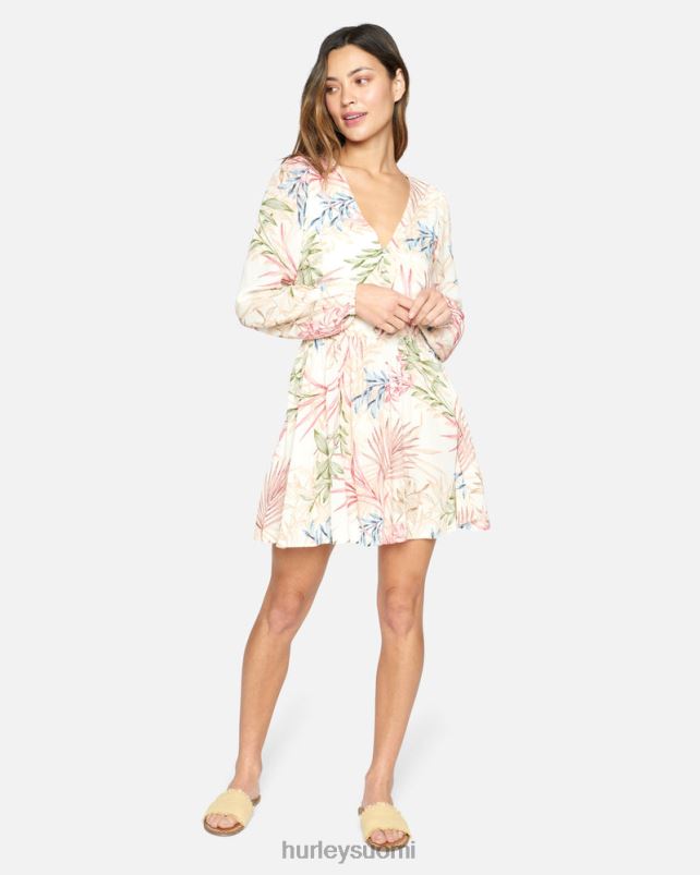 Hurley naiset kesäinen minimekko kerma multi vaatetus A06JJB496