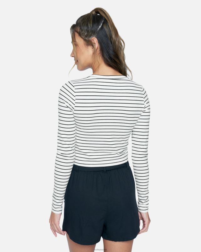 Hurley naiset sophie istuva t-paita syöttöraita vaatetus A06JJB578