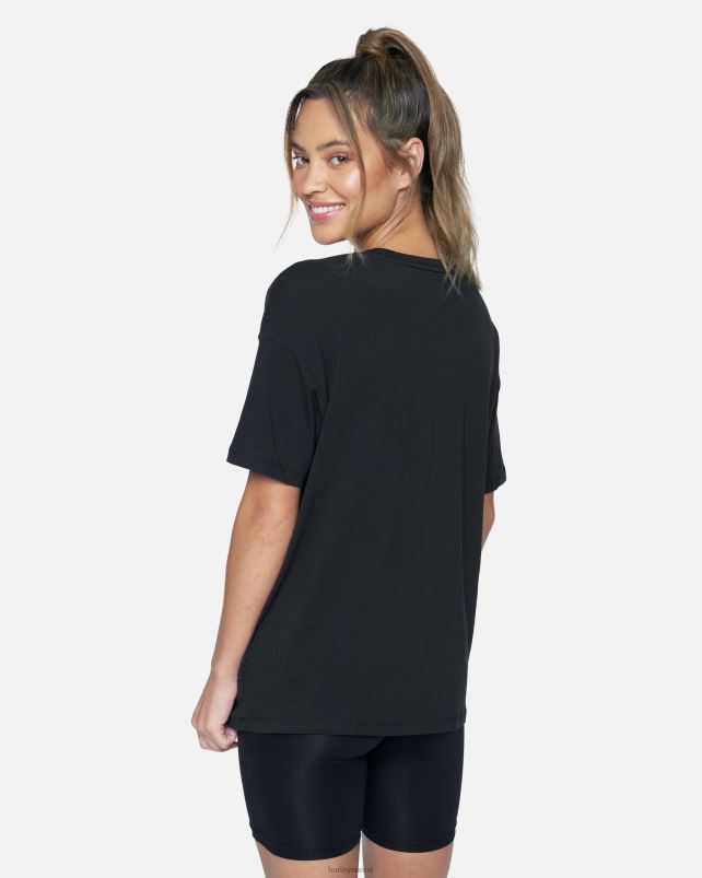 Hurley naiset zak oversize t-paita kaviaari vaatetus A06JJB574