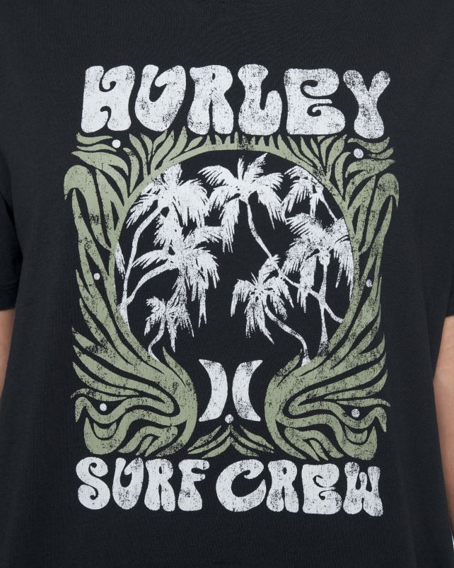Hurley naiset zak oversize t-paita kaviaari vaatetus A06JJB574