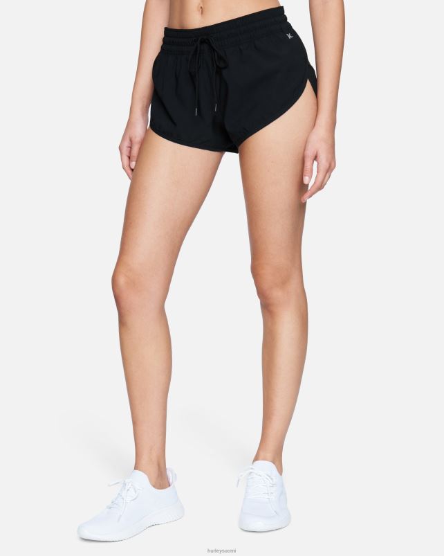 Hurley naiset Phantom solid 2,5\" boardshortsit musta vaatetus A06JJB519