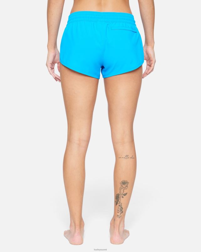 Hurley naiset phantom solid 2,5\" boardshort sininen rytmi vaatetus A06JJB492